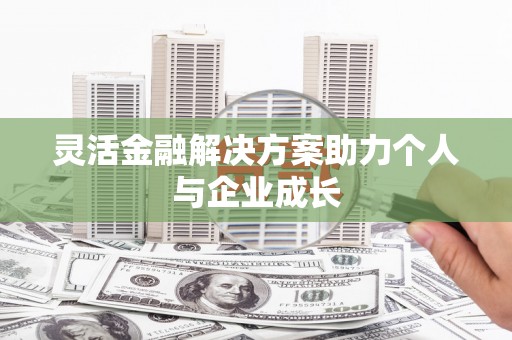 鱼池灵活金融解决方案助力个人与企业成长