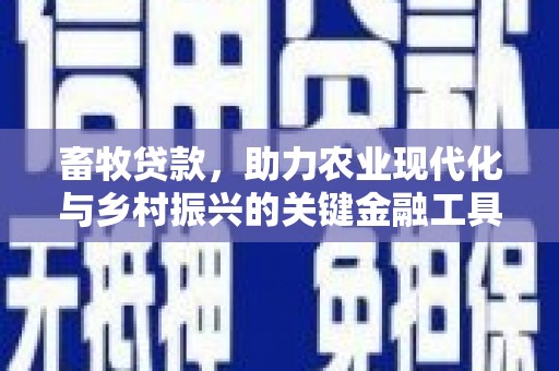 鱼池畜牧贷款，助力农业现代化与乡村振兴的关键金融工具