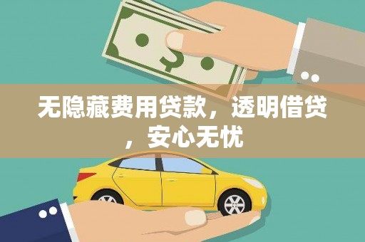 鱼池无隐藏费用贷款，透明借贷，安心无忧