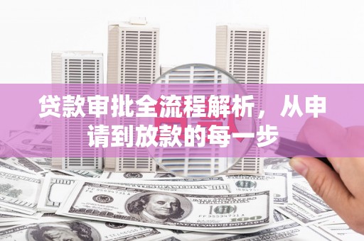鱼池贷款审批全流程解析，从申请到放款的每一步