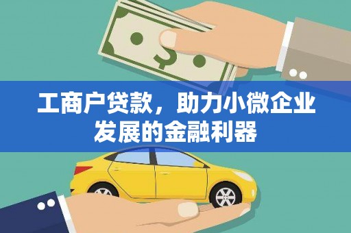 鱼池工商户贷款，助力小微企业发展的金融利器