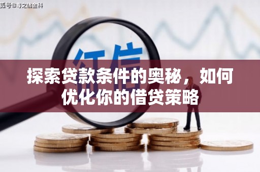 鱼池探索贷款条件的奥秘，如何优化你的借贷策略