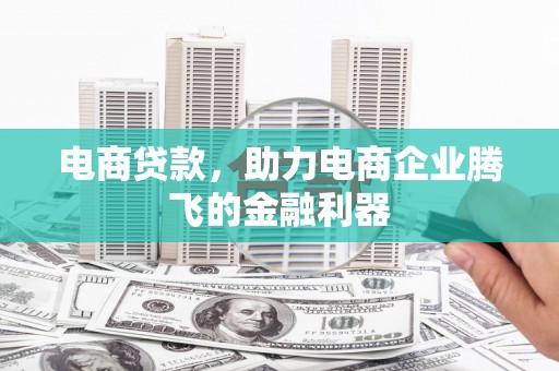 鱼池电商贷款，助力电商企业腾飞的金融利器