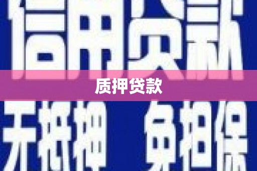 鱼池质押贷款