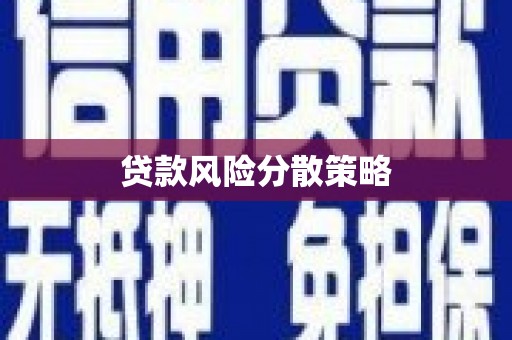 鱼池贷款风险分散策略