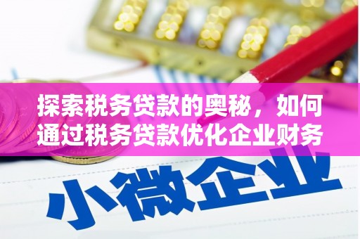 鱼池探索税务贷款的奥秘，如何通过税务贷款优化企业财务