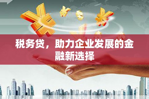 鱼池税务贷，助力企业发展的金融新选择