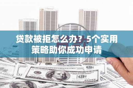 鱼池贷款被拒怎么办？5个实用策略助你成功申请