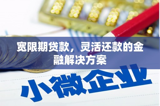 鱼池宽限期贷款，灵活还款的金融解决方案