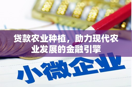 鱼池贷款农业种植，助力现代农业发展的金融引擎