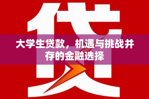 鱼池大学生贷款，机遇与挑战并存的金融选择