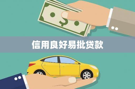 鱼池信用良好易批贷款