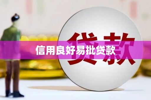 鱼池信用良好易批贷款