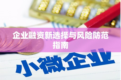 鱼池企业融资新选择与风险防范指南