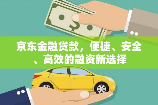 鱼池京东金融贷款，便捷、安全、高效的融资新选择