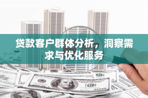 鱼池贷款客户群体分析，洞察需求与优化服务